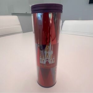 NEW 2023 STARBUCKS DISNEY WORLD CINDERELLA CASTLE REUSABLE HOT COFFEE CUP 16oz